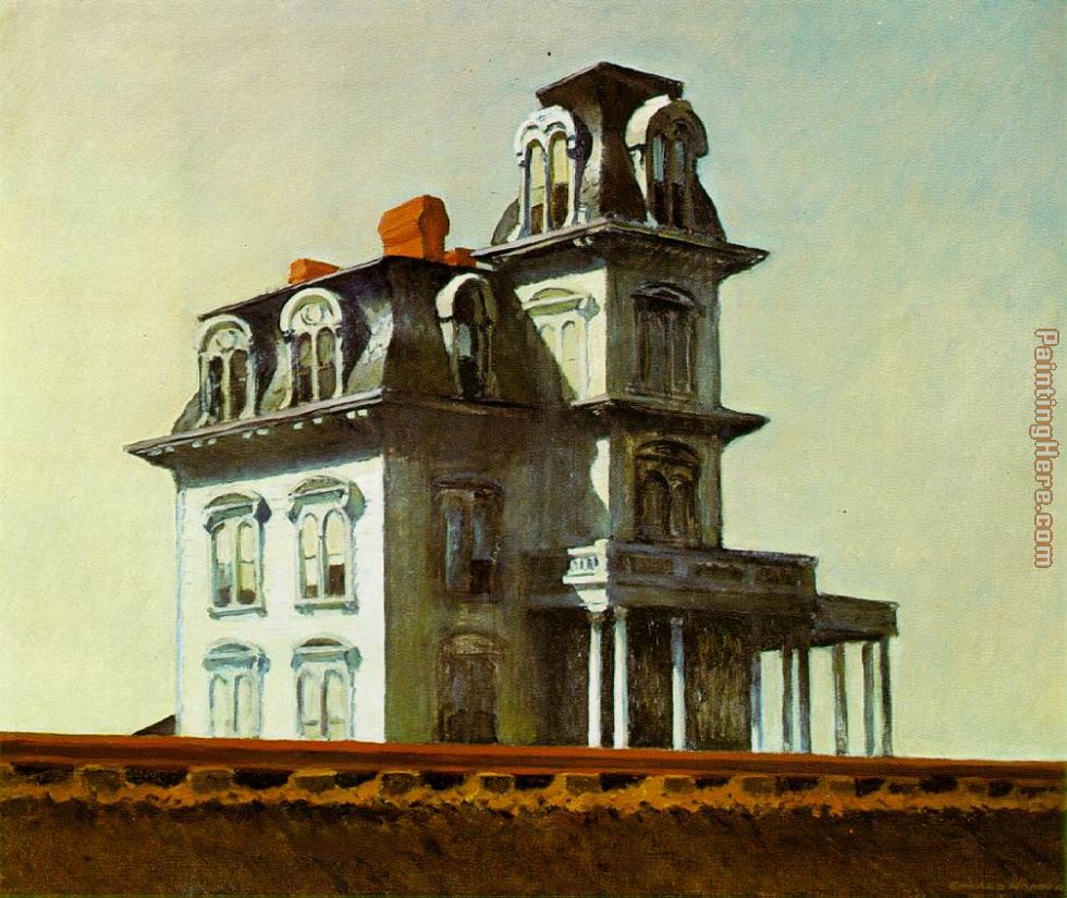 House by the Railroad painting - Edward Hopper House by the Railroad art painting